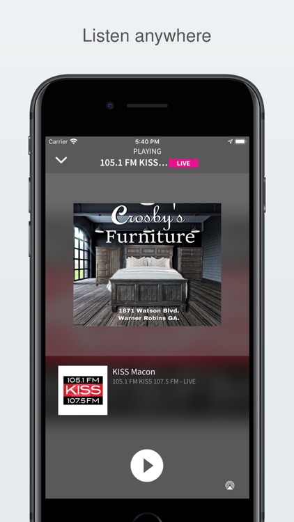 KISS Macon 107.5 105.1 FM