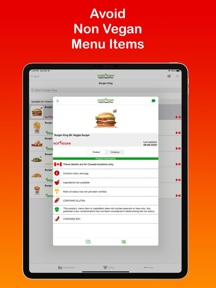 Fussy Vegan Fast Food Pro