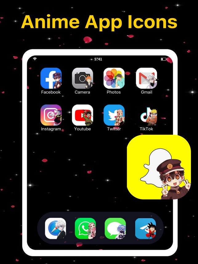 anime app icons camera