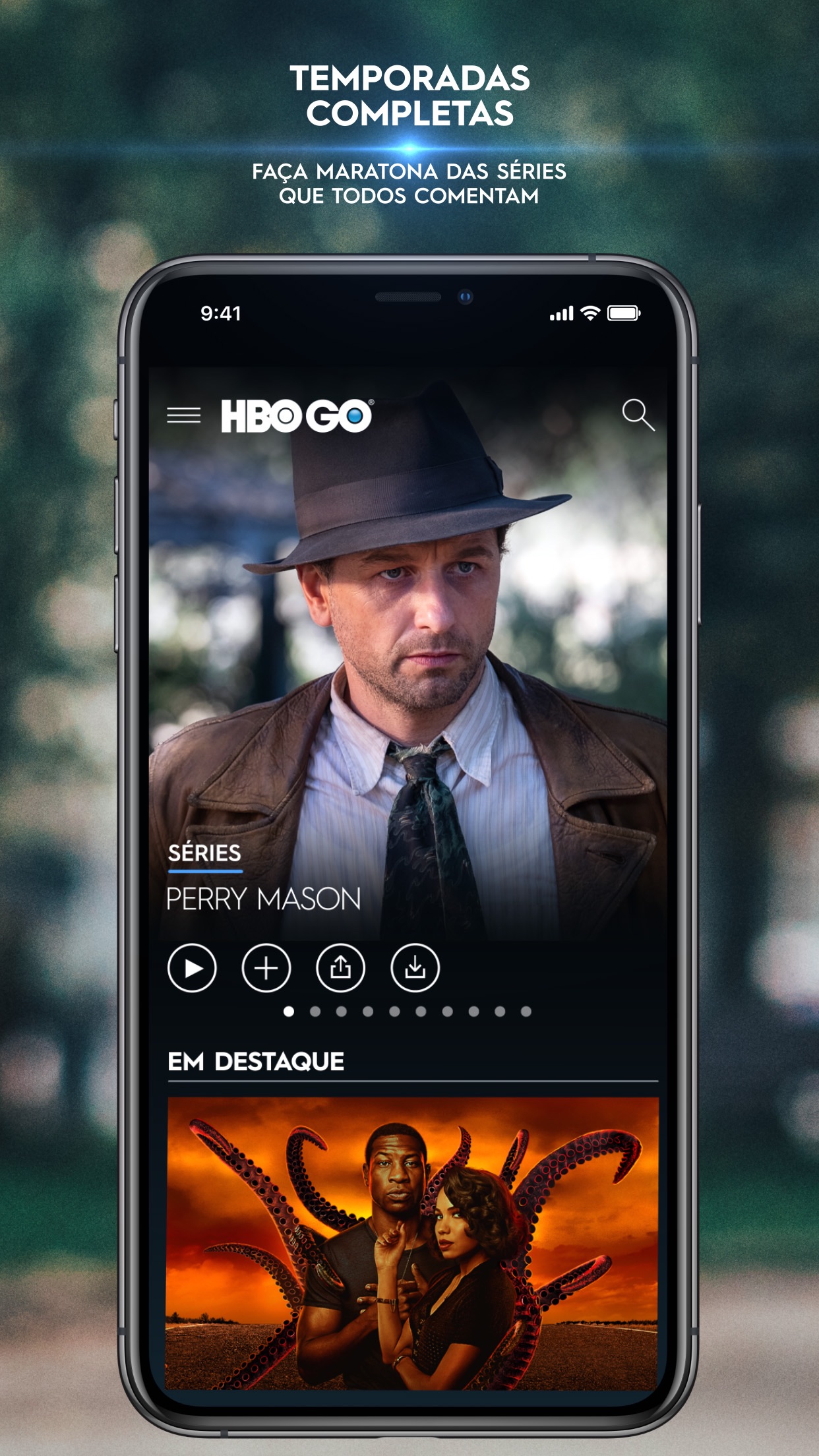 Screenshot do app HBO GO ®