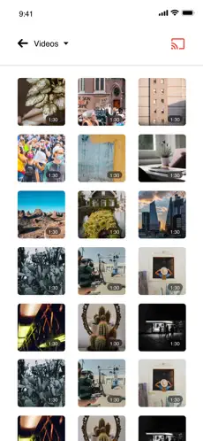 Captura de Pantalla 7 Tv cast for google chromecast. iphone