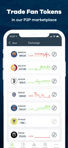 Bildschirmfoto 5 Socios.com - Wallet & Tokens iphone