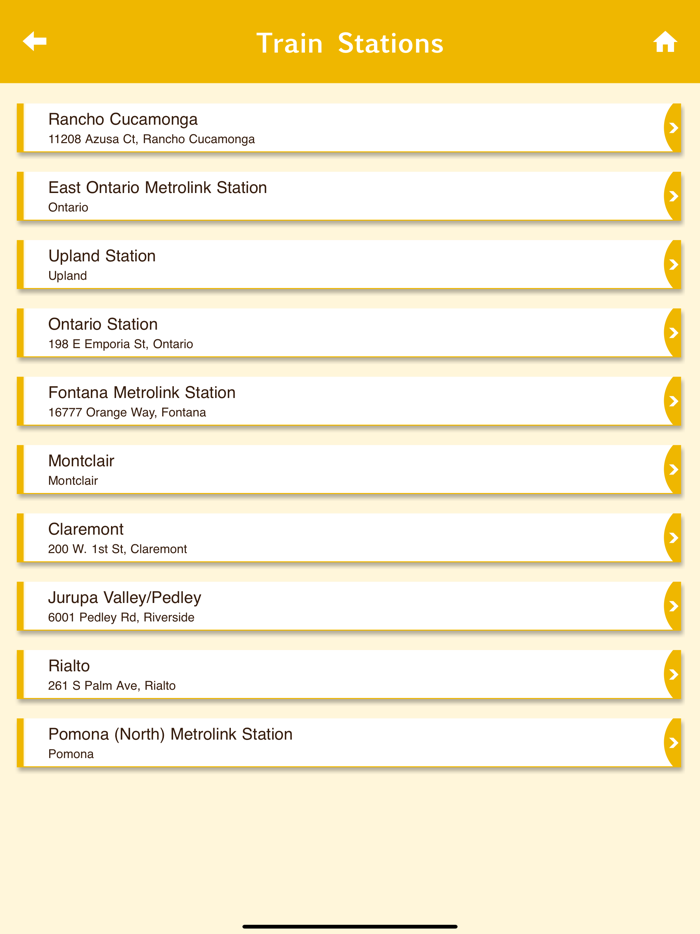 California Train Stations