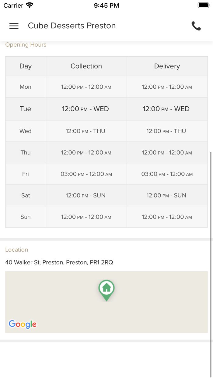 Cube Desserts Preston