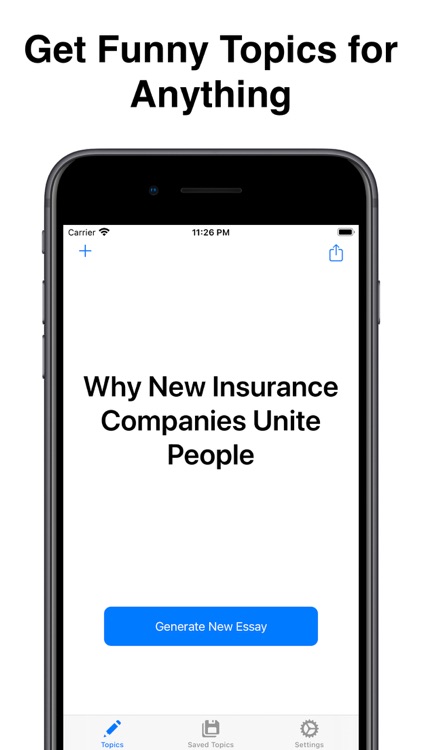 Topic Generator By Hayden Watson