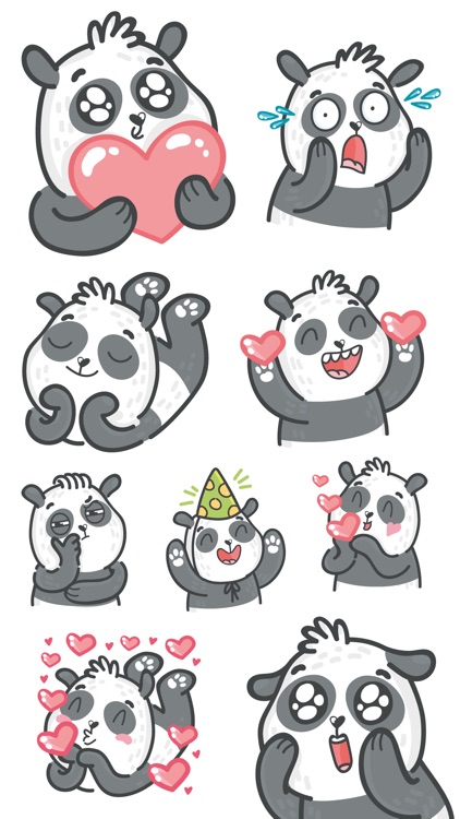 Panda Bear stickers!