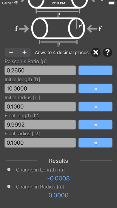 Poisson Ratio Calculator screenshot 2