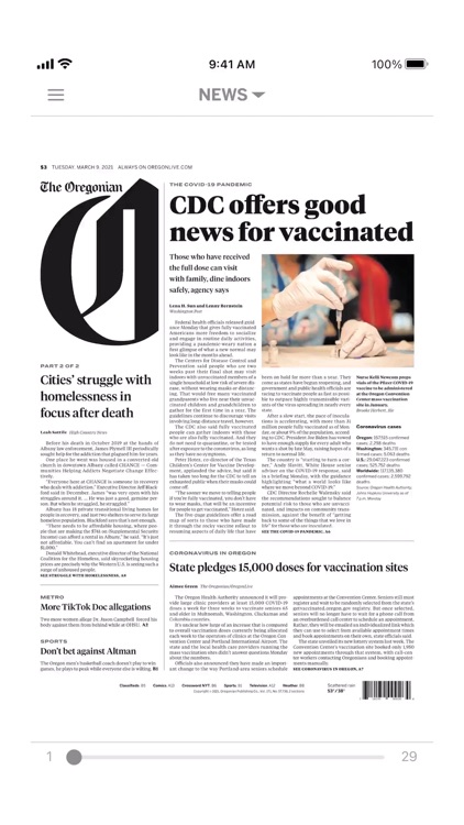 The Oregonian News