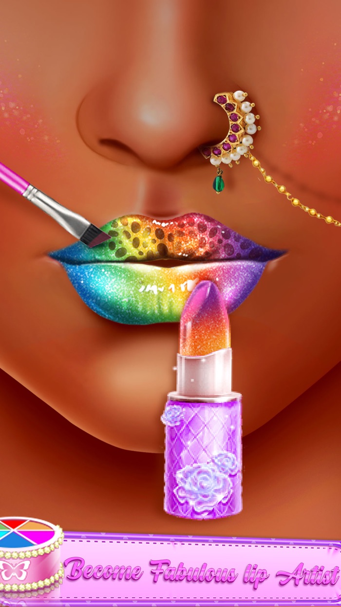 Makeup Games Lip art 3D