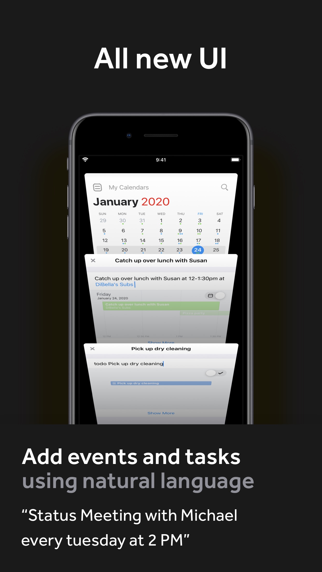 Screenshot do app Fantastical - Calendar & Tasks