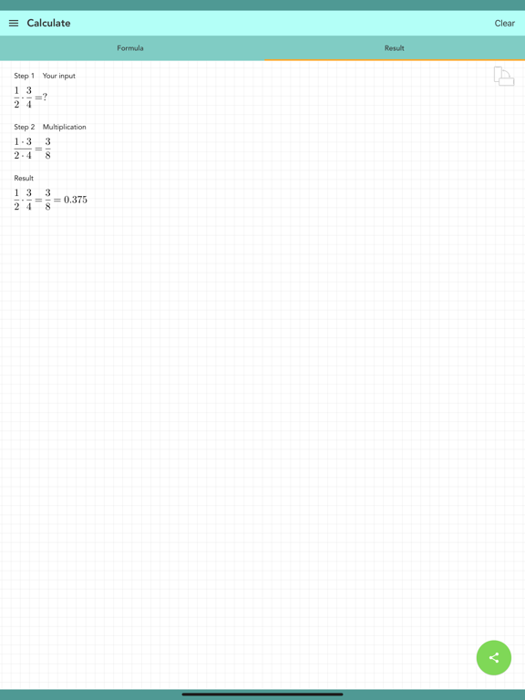 Simple Fraction Calculator screenshot 4