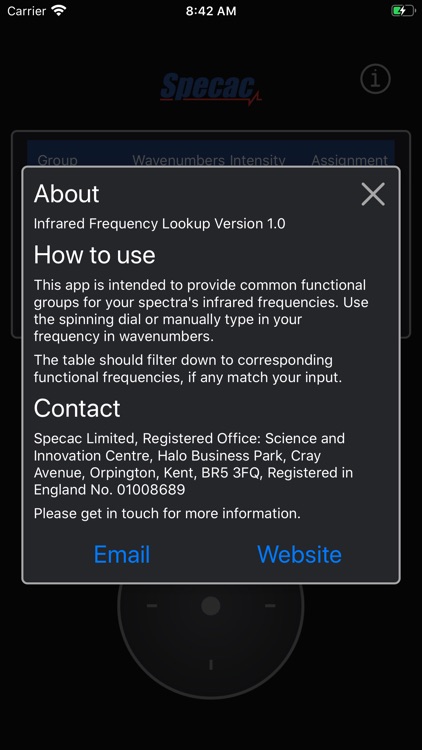Infrared Frequency Lookup screenshot-7