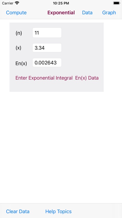 Exponential Integral En(x) screenshot-9
