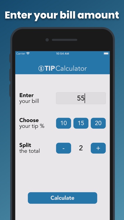 Tip Calculator • Split Bill