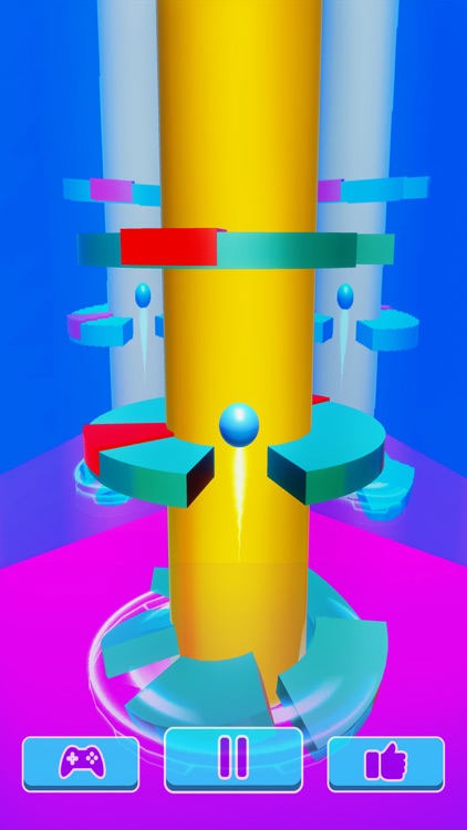 Helix Ball Bounce - Go Up Jump screenshot-6