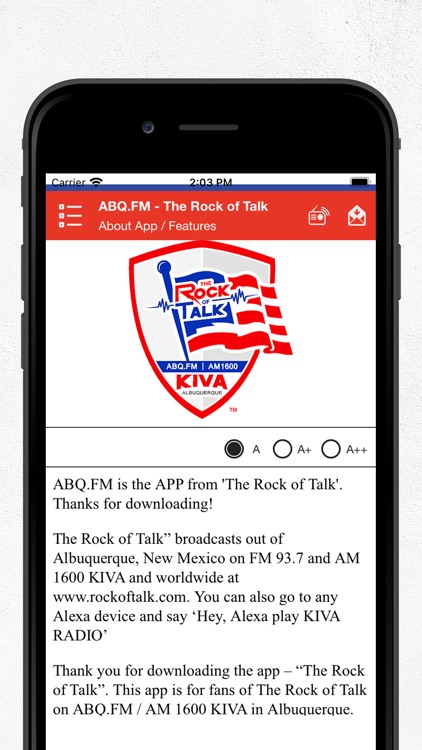 ABQ FM - Rock of Talk screenshot-5