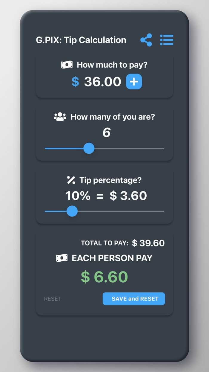 G.PIX Tip Calculation