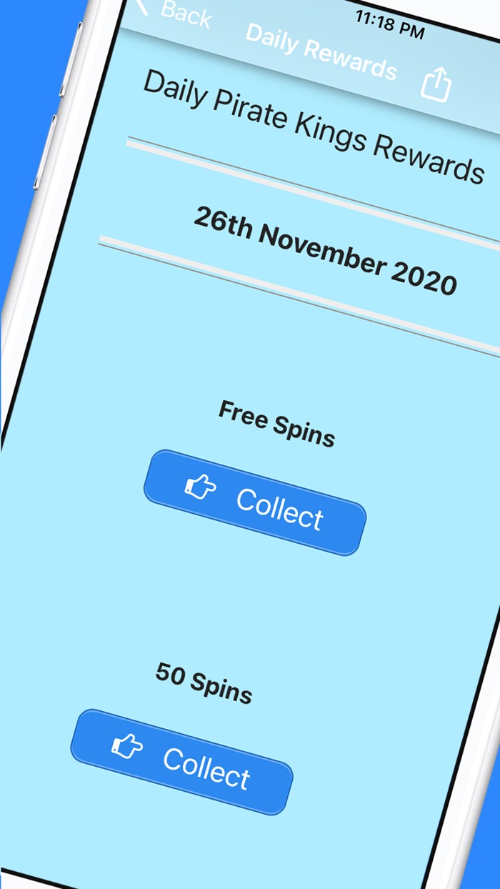 Daily Rewards for Pirate Kings