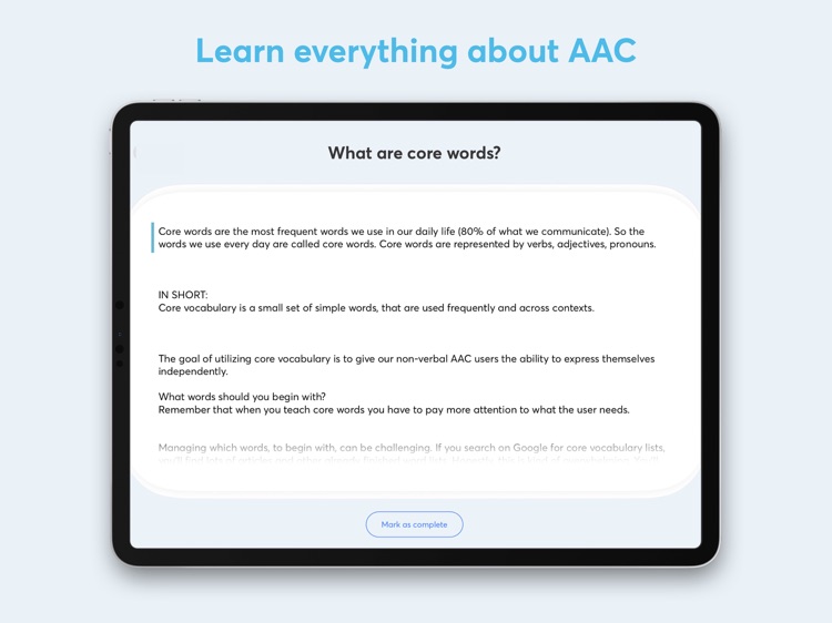 AAC Coach - Be Fluent in AAC