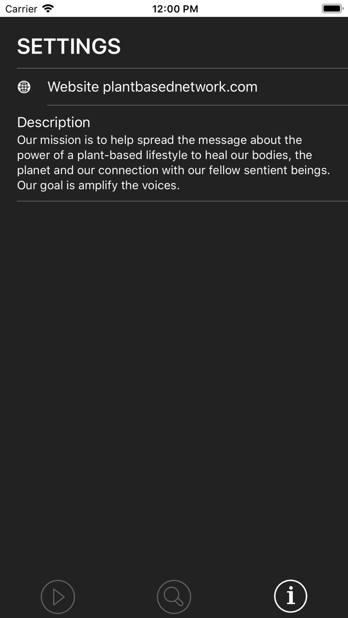 Plant Based Networks