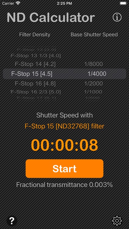 Neutral Density Calculator screenshot-5