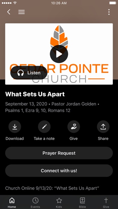 How to cancel & delete Cedar Pointe Church from iphone & ipad 3