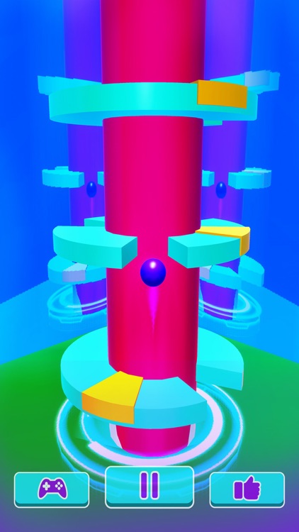 Helix Ball Bounce - Go Up Jump screenshot-3