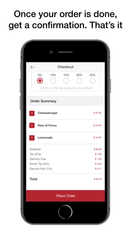 MyFood Delivery Ordering app