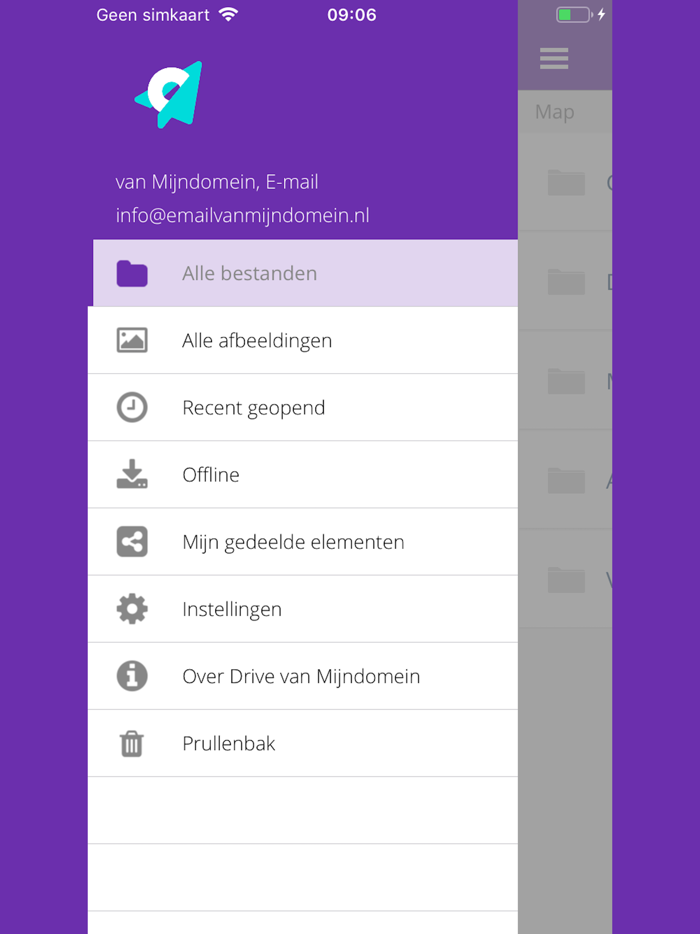 Drive van Mijndomein