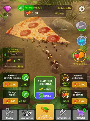 Screenshot 1 Little Ant Colony - Idle Game iphone