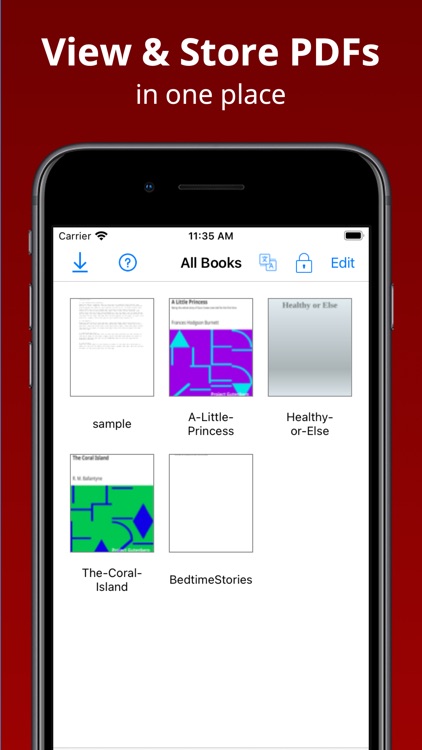 Simple PDF Reader App