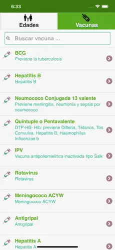 Screenshot 2 Calendario de Vacunación ARG iphone