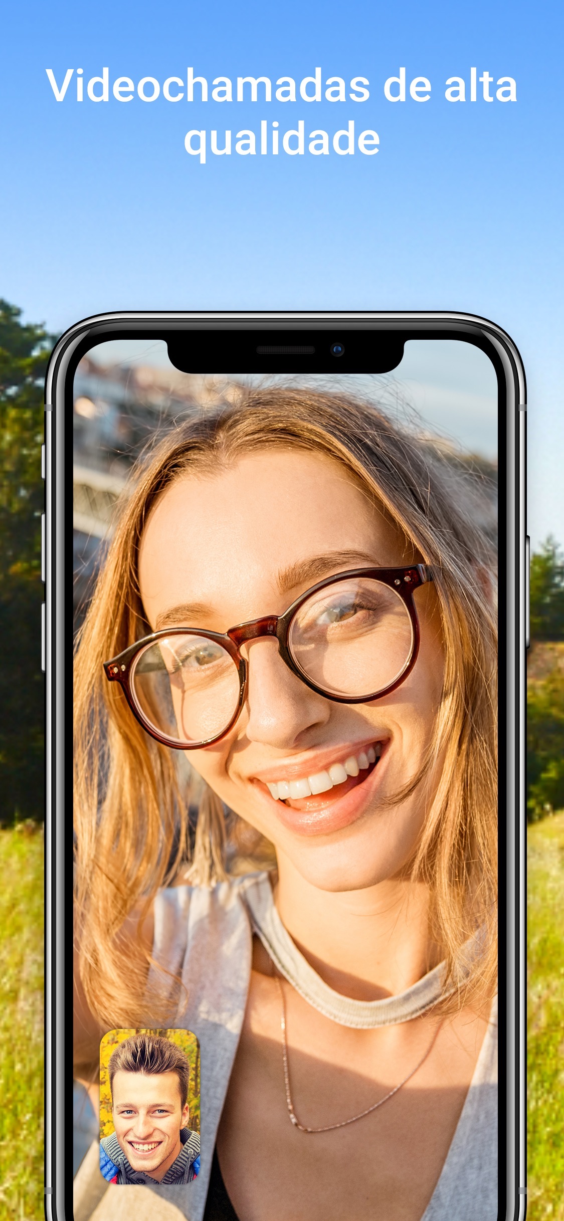 Screenshot do app Google Duo: Videochamadas