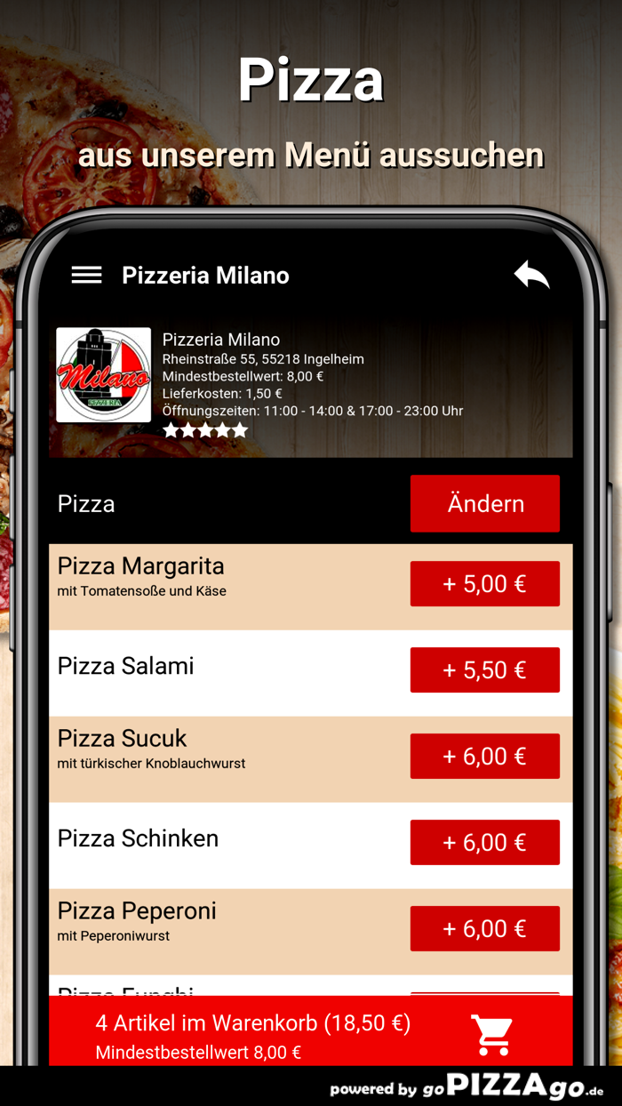 Pizzeria Milano Ingelheim