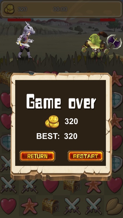 Warrior monster duel