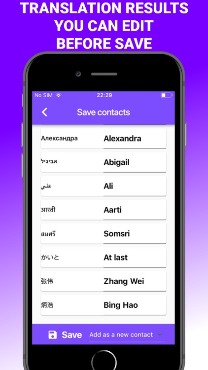 Contacts Translator screenshot-3