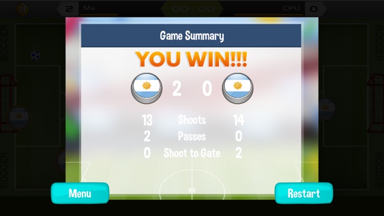 Simple Finger Soccer screenshot-5