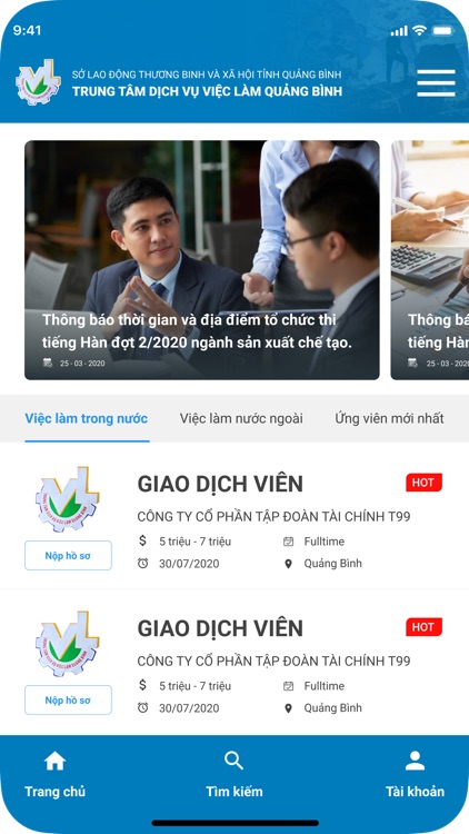 Việc làm Quảng Bình