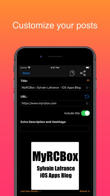 Share-it - App for bloggers screenshot-5