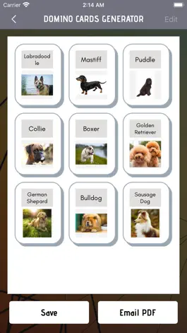 Game screenshot Domino Card Maker hack