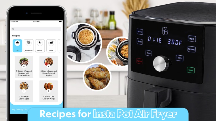 Recipe for Insta Pot Air Fryer by Double Time Software LLC