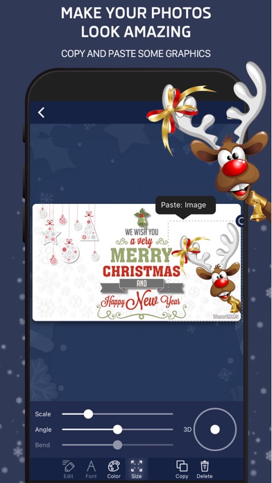 How to cancel & delete Christmas greetings cards from iphone & ipad 1