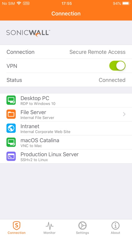 sonicwall mobile connect mac access denied