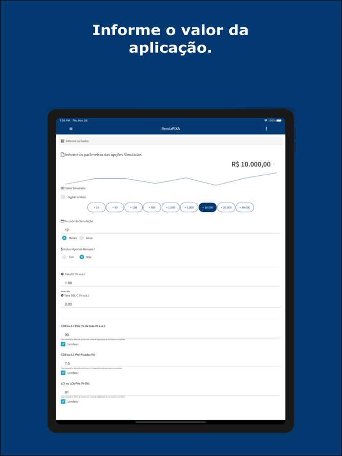 Calculadora Renda Fixa Fácil