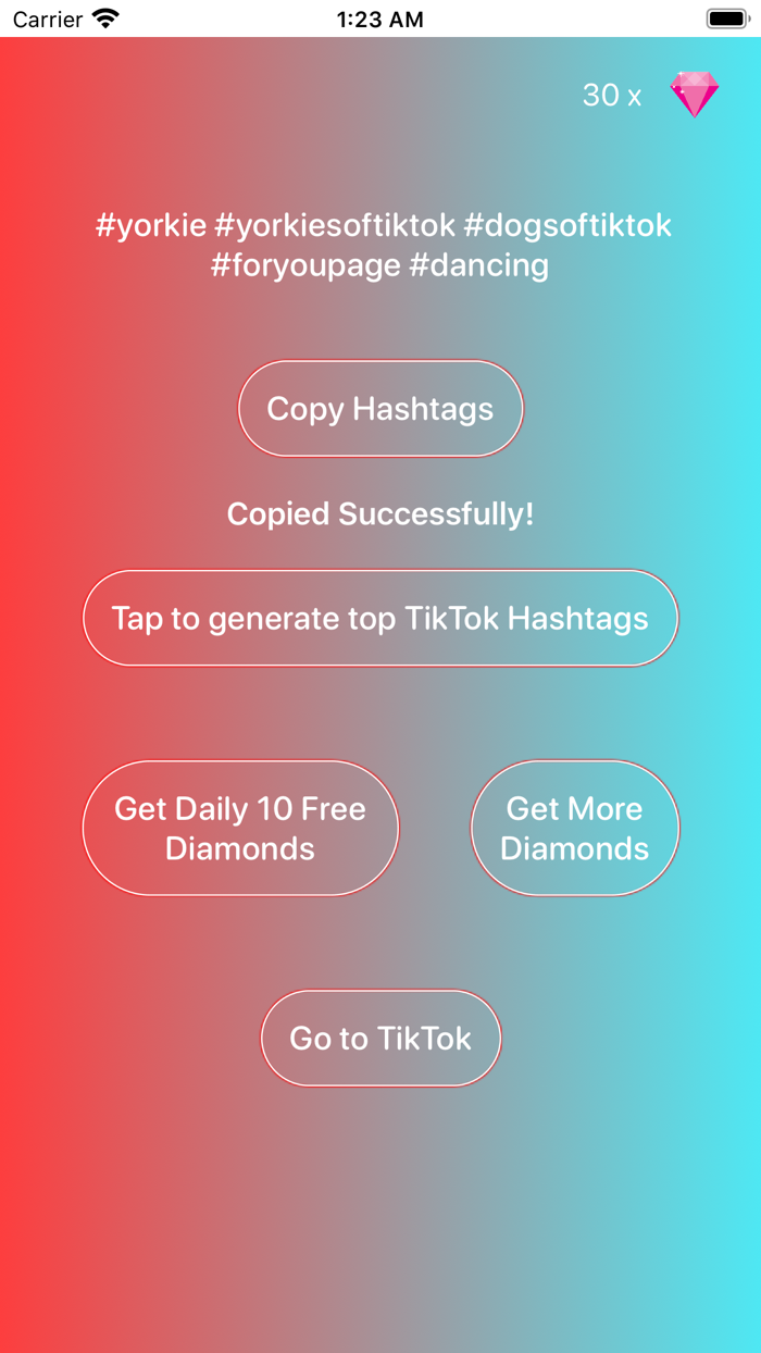TikTag - Hashtag Generator