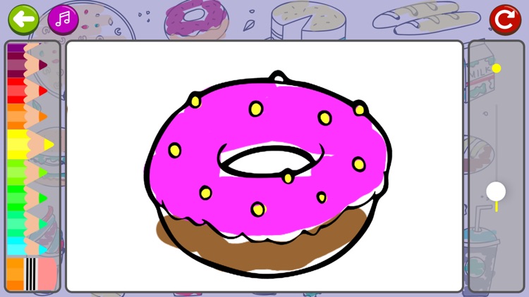 Coloring Book - Food & Drinks screenshot-3