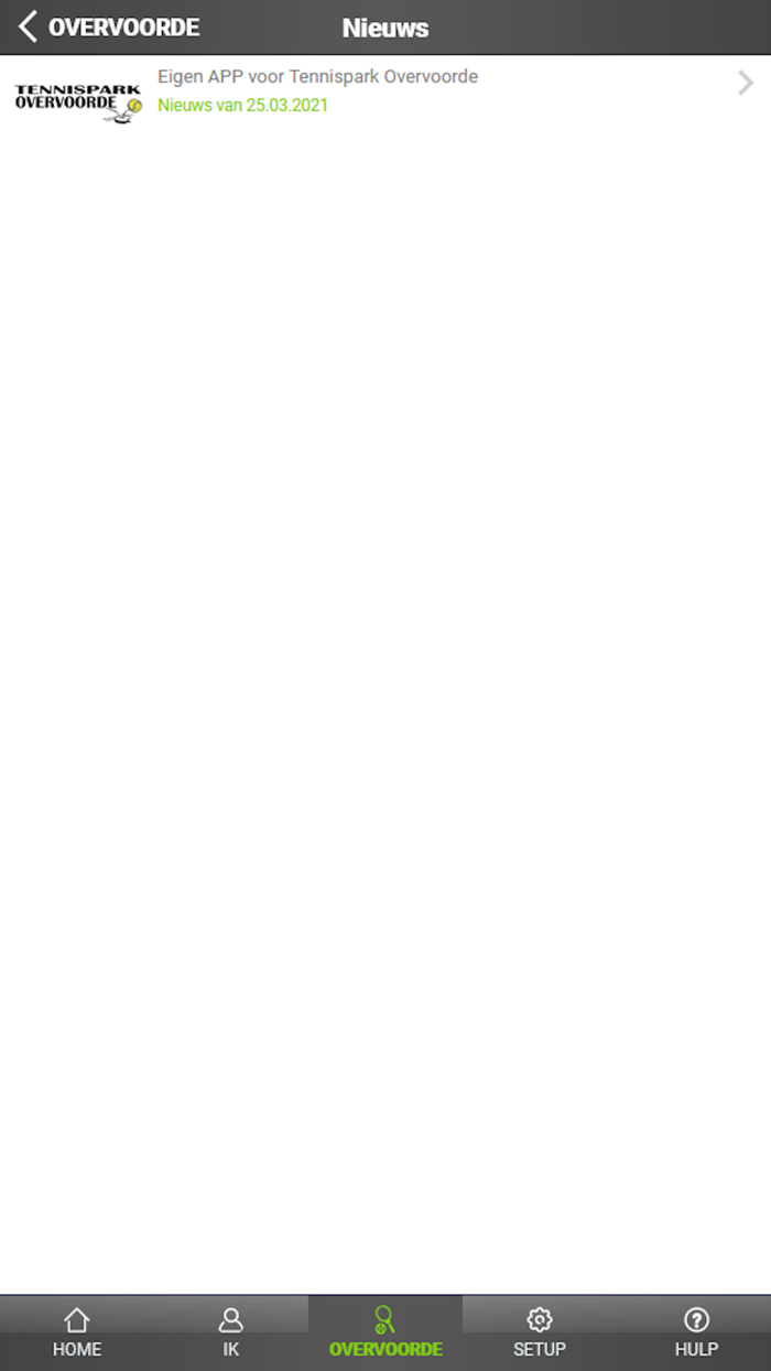 Tennispark Overvoorde