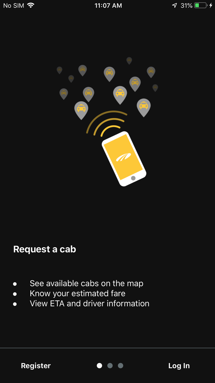 Yellow Cab Nanaimo App