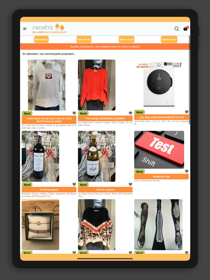 Jachète Lunéville à Baccarat