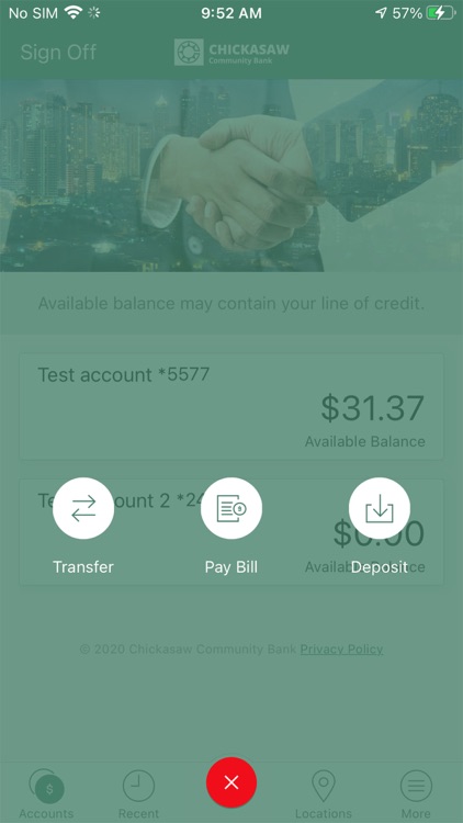 Chickasaw Bank business mobile screenshot-4